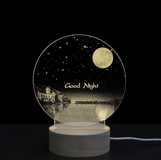Good night 3D lampe